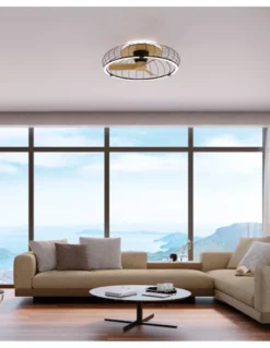 Plafón ventilador de techo Nature - Mantra - Ventilador con luz, control remoto y función inversa