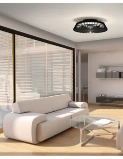 Plafón ventilador Himalaya by Santiago Sevillano - Mantra - Con luz, silencioso y SMART (Alexa, Google)