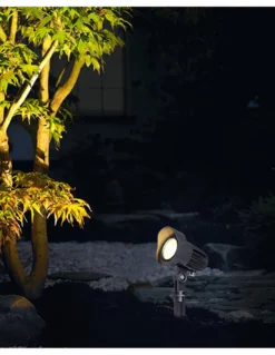 Proyector con piqueta Cobra - Iberlamp - Lámpara de exterior antracita