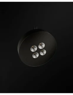 Proyector de carril magnético 48V Cookie – Beneito & Faure – Lámpara LED 2700K o 3000K, Aluminio blanco o negro