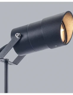 Proyector de exterior Ousia - FORLIGHT - Lámpara con estaca negra, IP65