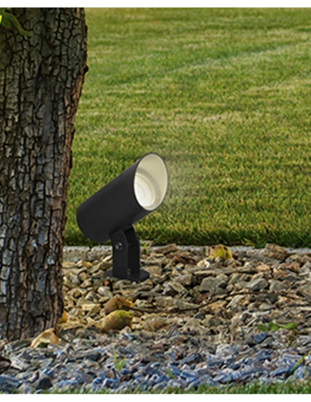 Proyector de exterior Seiren - ACB Lighting - Foco LED de jardín con piqueta