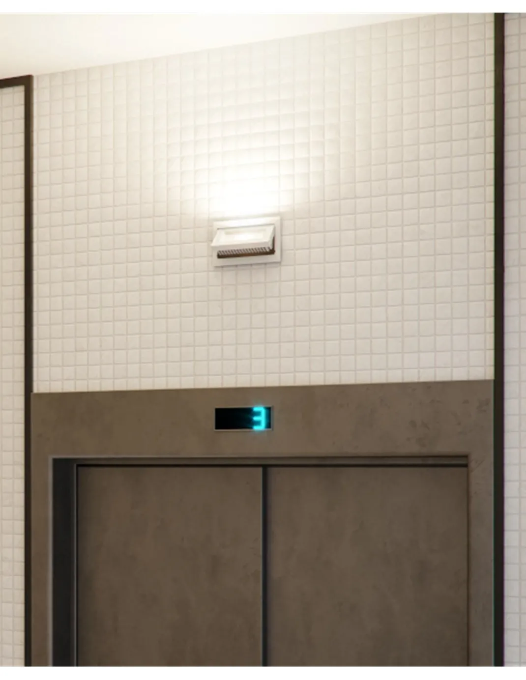 Proyector de pared y techo empotrable Bonn – Beneito & Faure – Lámpara orientable 90º, 40W, LED 3000K/4100 K
