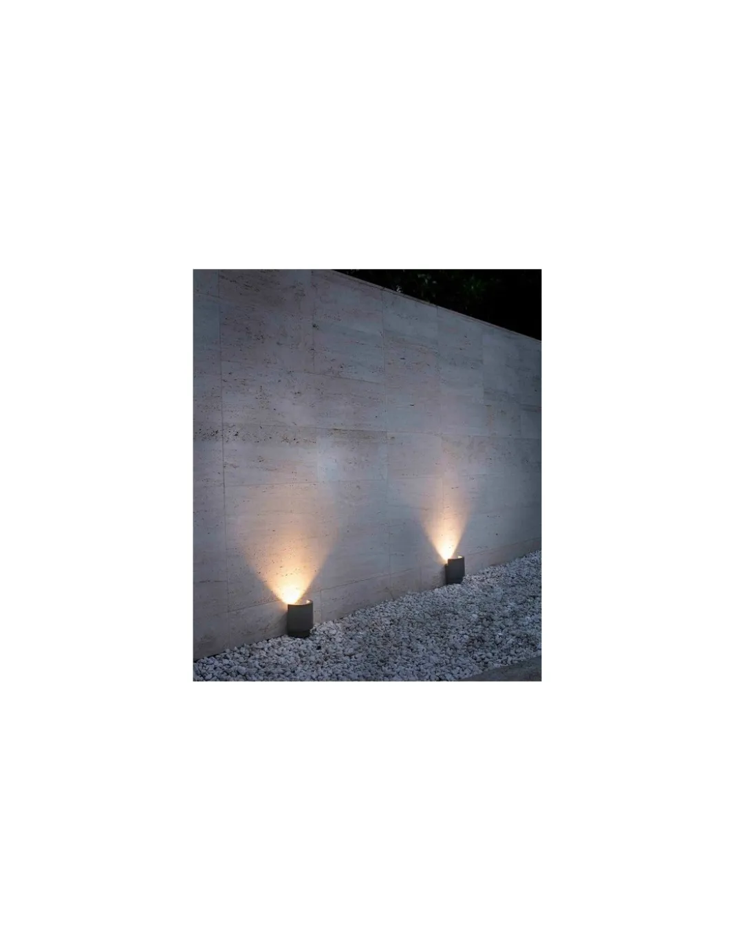 Proyector de suelo Noboru - Faro - Lámpara de exterior, Acabado gris oscuro, LED COB 3000K