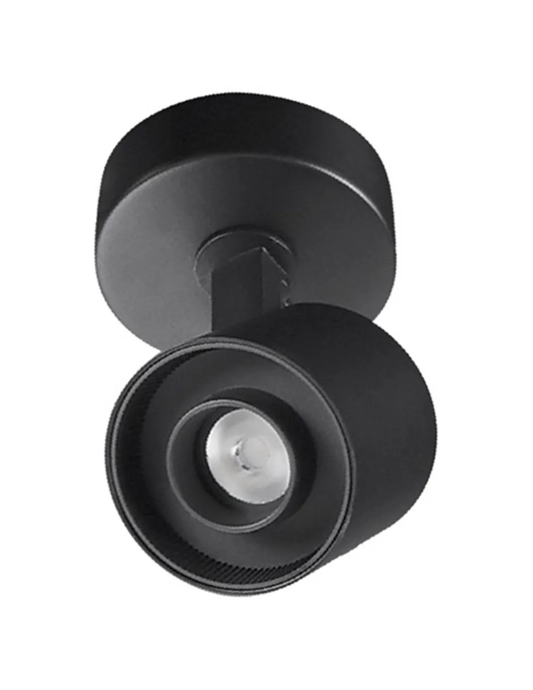 Proyector de techo de superficie Hera FS - Conalux - Lámpara orientable negra LED