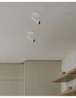 Proyector de techo empotrable Leo - Faro - Lámpara orientable LED