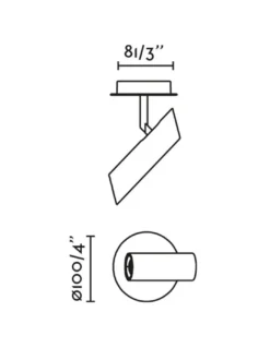 Proyector de techo empotrable Leo - Faro - Lámpara orientable LED