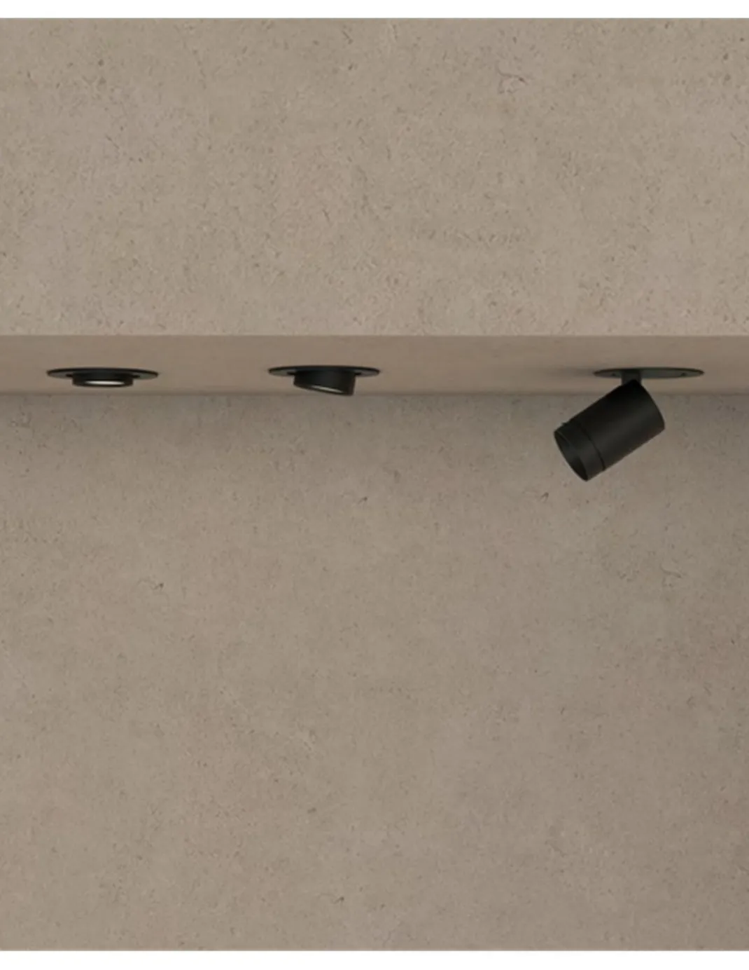 Proyector de techo empotrable Paw - Nexia - Convertible en downlight empotrado