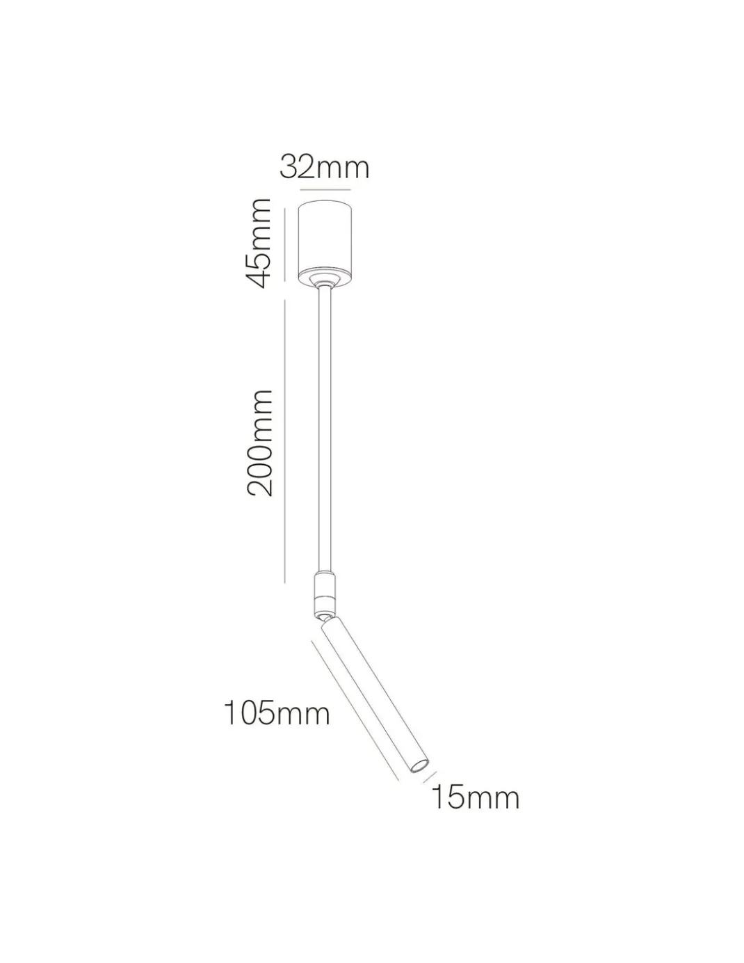 Proyector de techo Golf – Beneito & Faure – Lámpara minimalista LED orientable