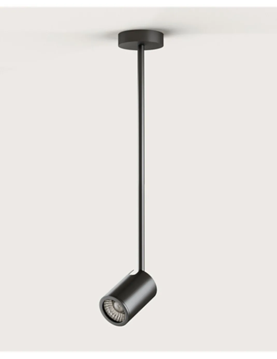 Proyector de techo Noon – Aromas – Lámpara de techo negra, GU10 LED 3000K, Regulable Triac