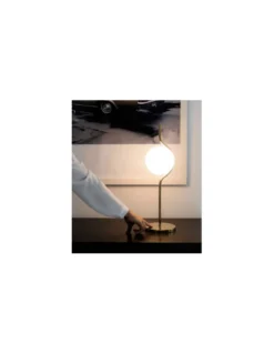 Sobremesa estructura oro con difusor de cristal – Le Vita - Faro