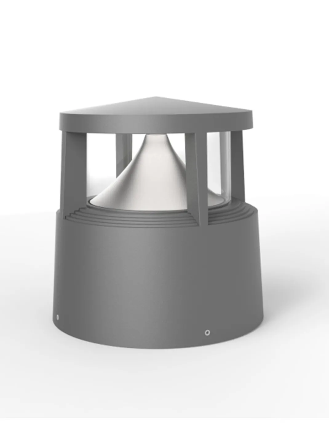 Sobremuro de exterior Alexandria - Iberlamp - Lámpara antracita LED