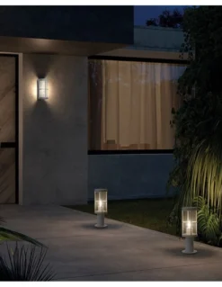 Sobremuro de exterior Lug - Novolux Lighting - Diseño industrial en blanco o antracita