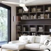 Ventilador con luz Siroco – Schuller – Palas de madera blanca, motor DC, 6 velocidades