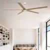 Ventilador de techo Bigwood 20 XL - Faro - Palas de madera FSC de pino, motor DC
