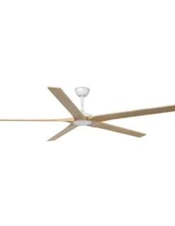 Ventilador de techo Bigwood 20 XL - Faro - Palas de madera FSC de pino, motor DC