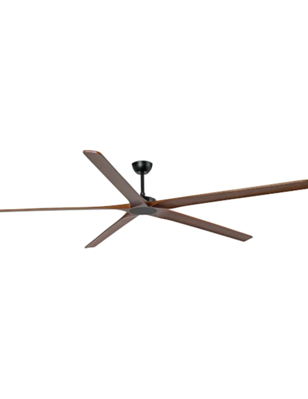 Ventilador de techo Bigwood 24 XXL - Faro - Palas de madera FSC de nogal, motor DC