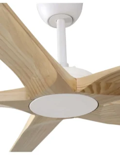 Ventilador de techo Bigwood 20 XL - Faro - Ventilador Smart Tuya, palas de madera de pino