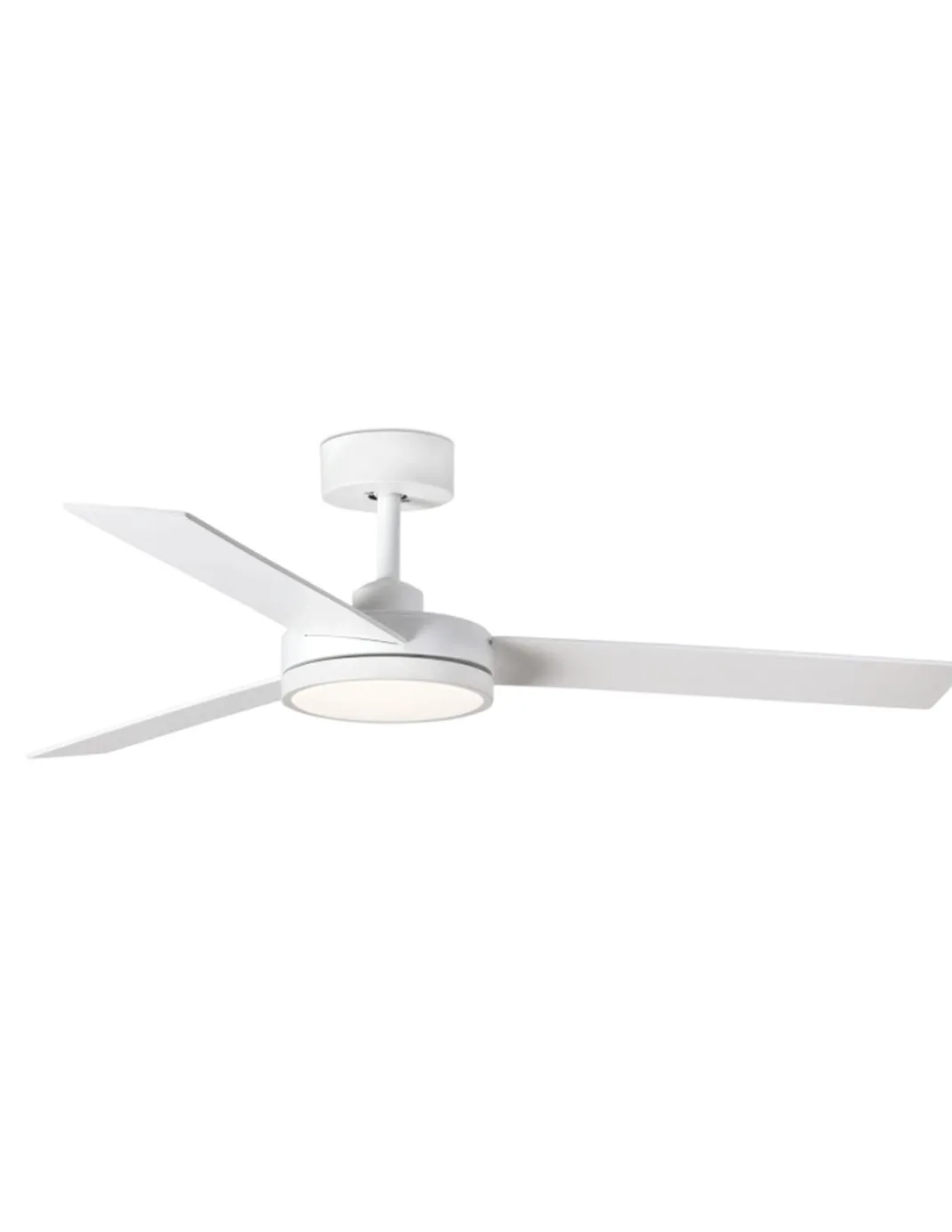 Ventilador de techo con luz Barth - Faro - Ventilador blanco, ultrasilencioso
