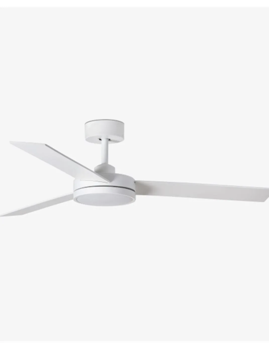 Ventilador de techo con luz Barth - Faro - Ventilador blanco, ultrasilencioso