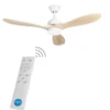 Ventilador de techo con luz Calar - FORLIGHT - Palas de madera, LED regulable