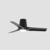 Ventilador de techo con luz Hey Tub LED S - Faro - Madera oscura, motor DC