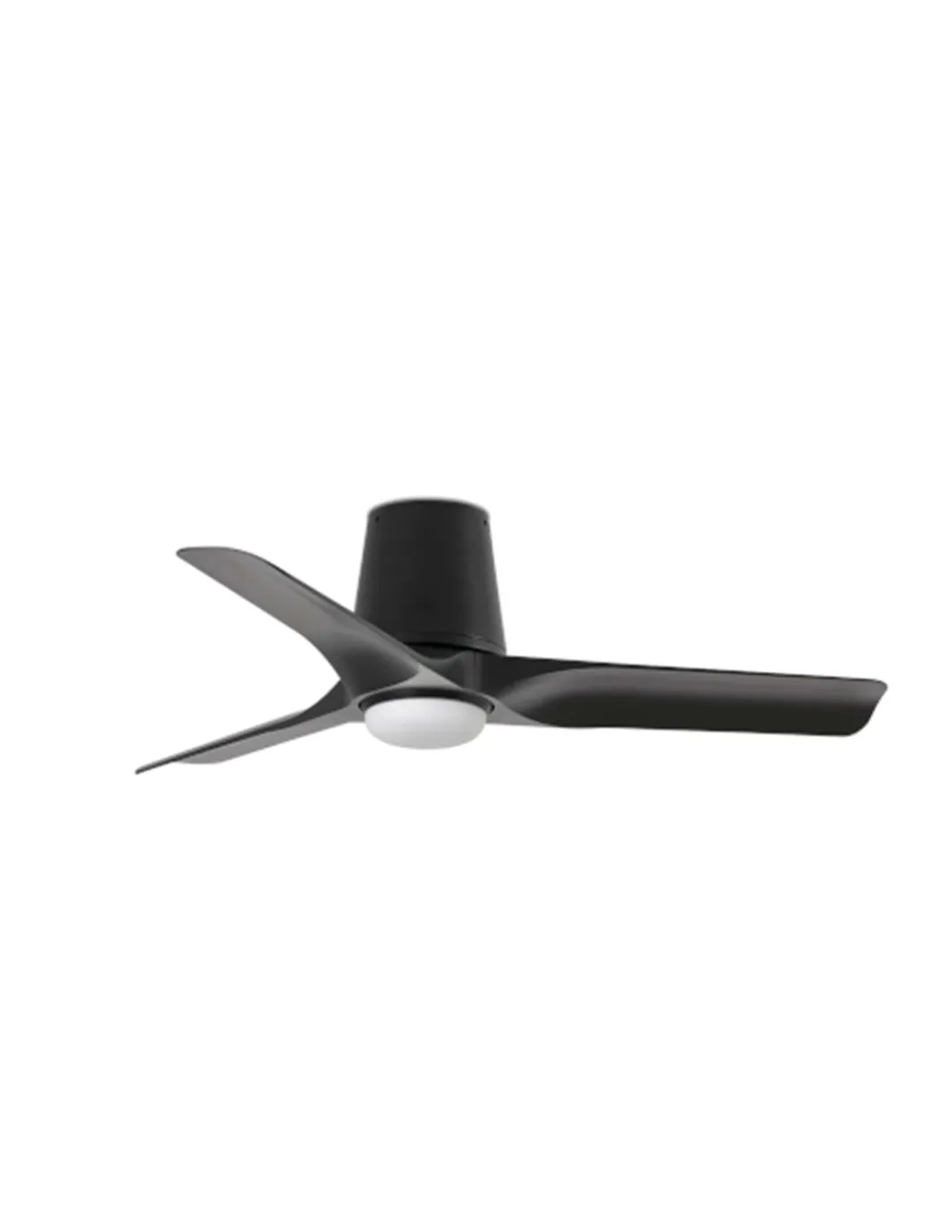 Ventilador de techo con luz Hey Tub LED S - Faro - Madera oscura, motor DC