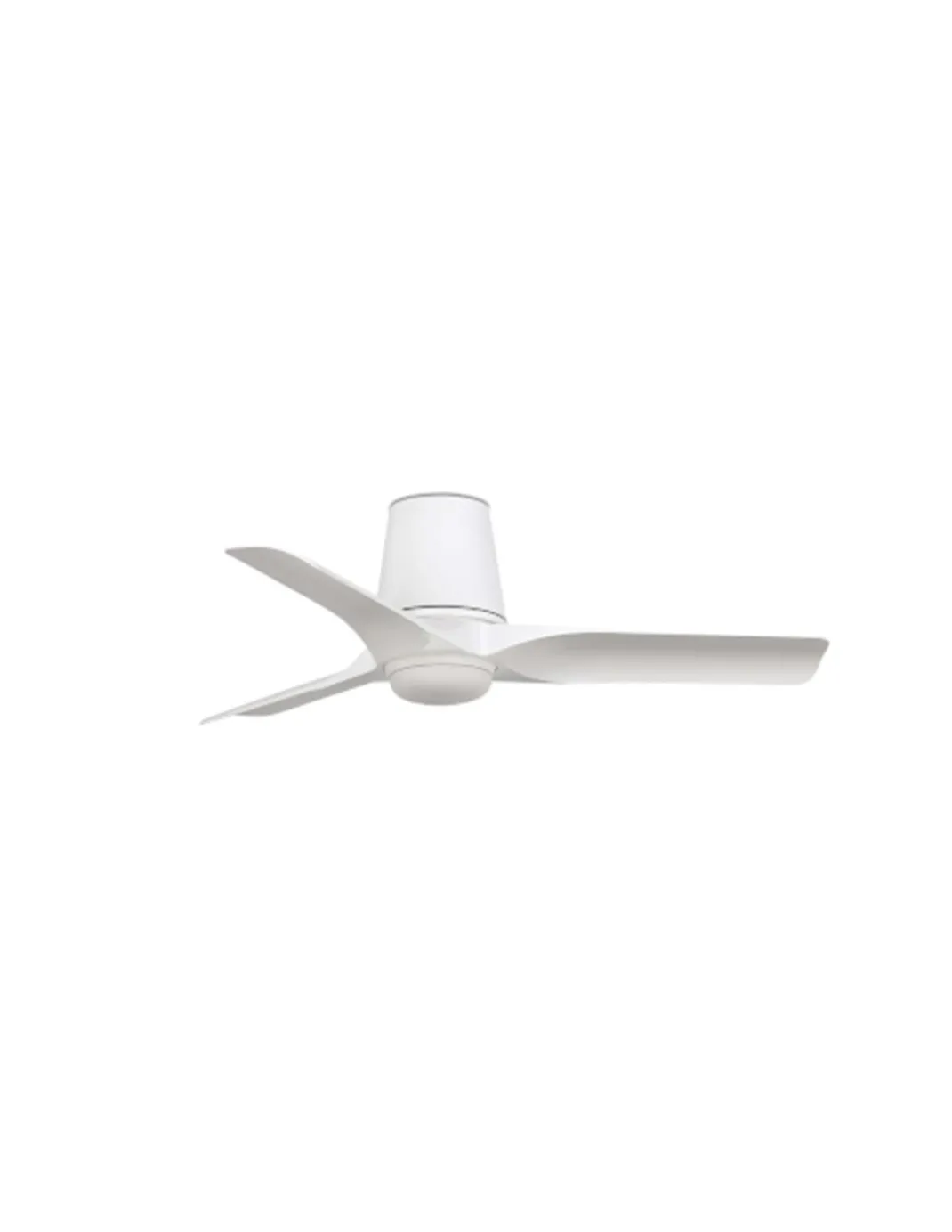 Ventilador de techo con luz Hey Tub LED S - Faro - Diseño blanco, motor DC