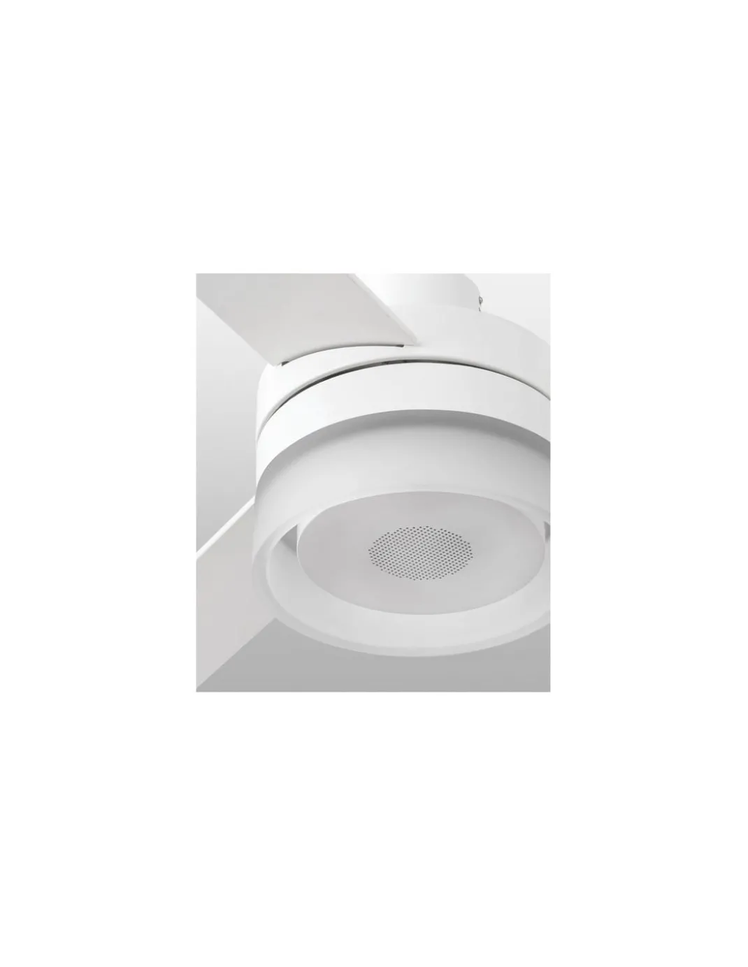 Ventilador de techo con luz Ice - Faro - Ventilador con altavoz, palas reversibles