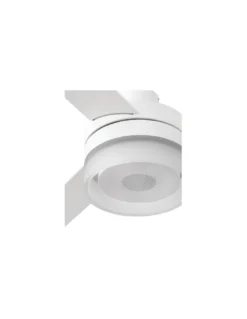Ventilador de techo con luz Ice - Faro - Ventilador con altavoz, palas reversibles