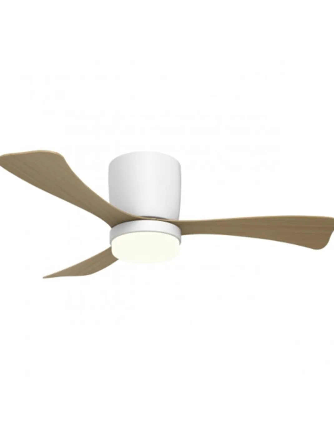 Ventilador de techo con luz Kent - AJP - Ventilador LED silencioso de madera