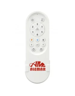 Ventilador de techo con luz Kent - AJP - Ventilador moderno de madera, motor DC, 6 velocidades
