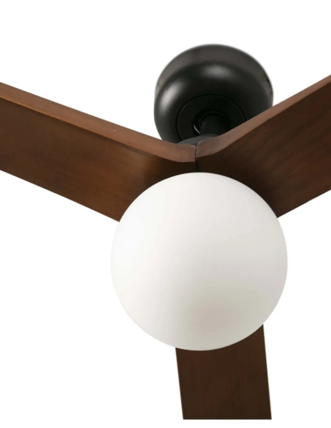 Ventilador de techo con luz Klim Smart L - Faro - Ventilador DC, palas nogar oscuro
