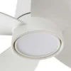 Ventilador de techo con luz Klover - Faro - Ventilador blanco LED