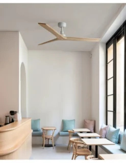Ventilador de techo con luz Klim Smart M - Faro - Ventilador inteligente y silencioso, sin luz