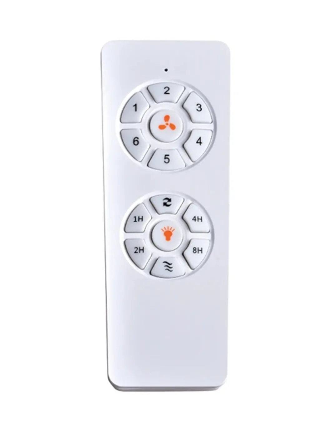 Ventilador de techo con luz LED Támesis - ALG - Blanco con aspas de madera y mando a distancia
