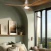 Ventilador de techo con luz Nalón - ALG - Aspas de madera, motor ultrasilencioso y mando a distancia