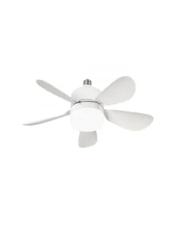 Ventilador de techo con luz Nano - AJP - Ventilador blanco LED, motor DC, 3 velocidades