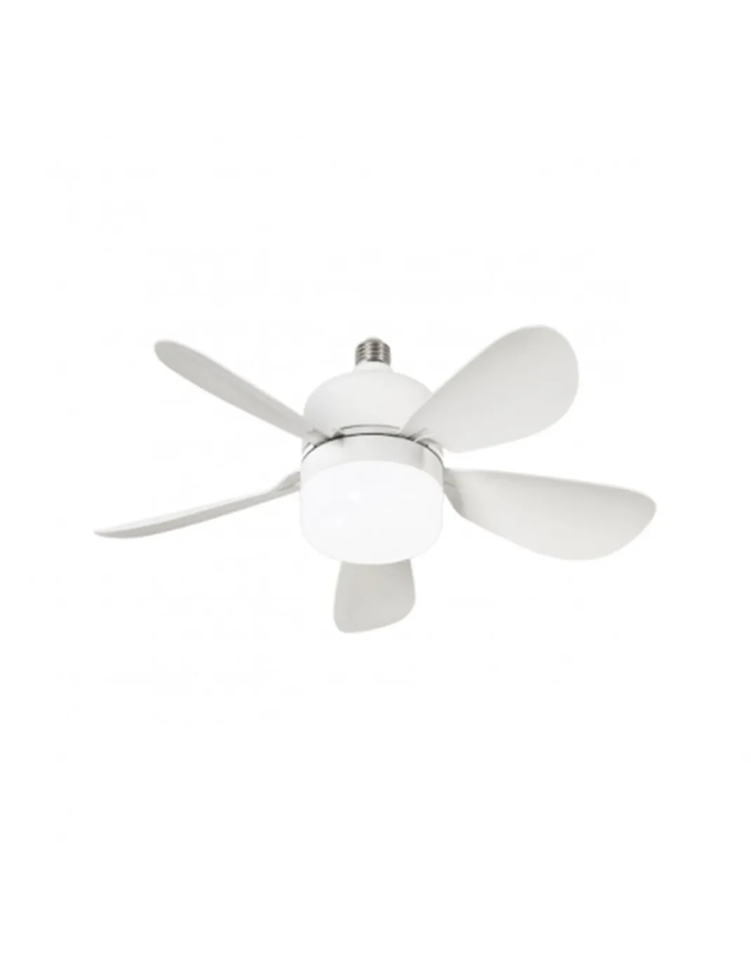 Ventilador de techo con luz Nano - AJP - Ventilador blanco LED, motor DC, 3 velocidades