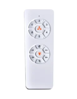 Ventilador de techo con luz Nilo - ALG - Blanco con 3 palas fijas, motor ultrasilencioso y mando a distancia