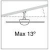 Ventilador de techo con luz Nick - Exo - Novolux Lighting - Ventilador moderno blanco, 3 velocidades