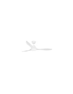 Ventilador de techo con luz Polaris - Faro - Ventilador blanco aerodinámico DC