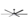 Ventilador de techo con luz Rotterdam 20 XL - Faro - Ventilador DC con luz LED, negro