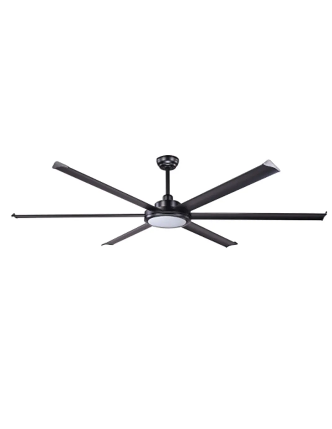 Ventilador de techo con luz Rotterdam 20 XL - Faro - Ventilador DC con luz LED, negro