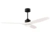 Ventilador de techo con luz Stem Evo - FORLIGHT - Moderno ventilador de madera blanca