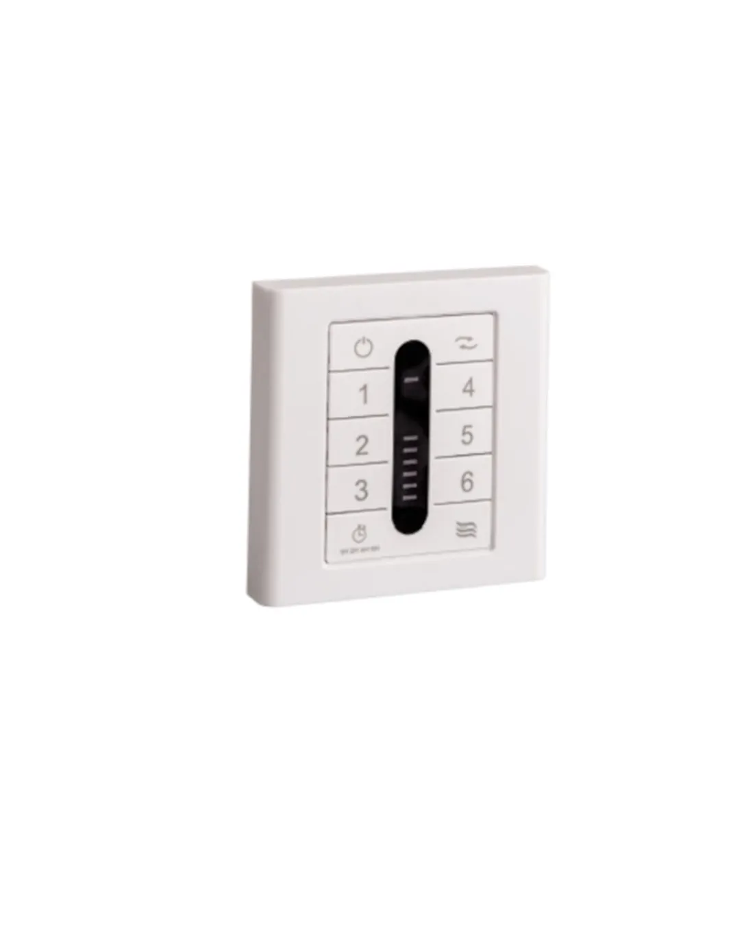 Ventilador de techo con luz Stem Evo - FORLIGHT - Ventilador regulable LED, acabado madera clara