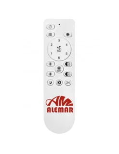 Ventilador de techo con luz Tauro - AJP – Ventilador de madera LED, 2 alturas