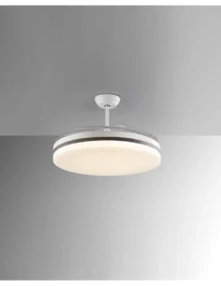 Ventilador de techo con luz Vento - Schuller - Ventilador DC con palas desplegables, motor DC