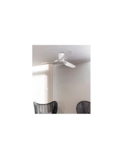 Ventilador de techo con o sin luz Pemba - Faro - Ventilador silencioso para estancias medianas