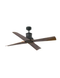Ventilador de techo con o sin luz Winche - Faro - Ventilador apto para exterior, silencioso y buen caudal de aire
